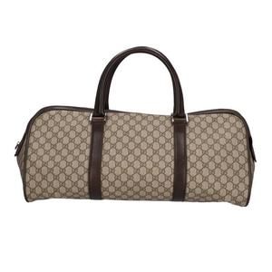 Gucci Black Leather Boston Bag